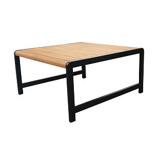 Комплект кофейных столов из алюминия Joygarden Maya Темный графит, садовая мебель