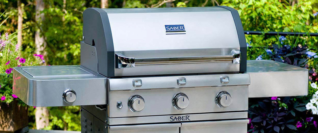 газовый гриль saber 500
