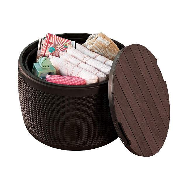 Стол-сундук Keter Circa Rattan 140 л 