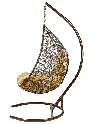 Подвесное кресло Bozollo Uovo Marrone, садовая мебель