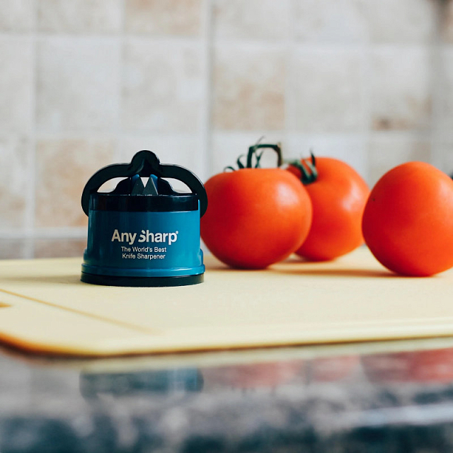 Точилка для ножей AnySharp Classic Цвет: голубой