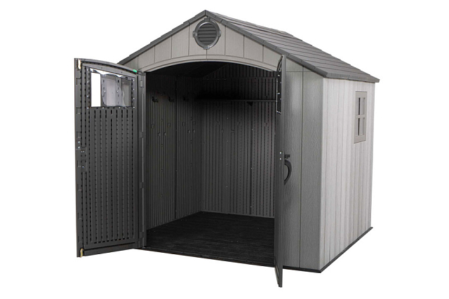 Пластиковый сарай Lifetime WoodLook 8 Х 7.5 