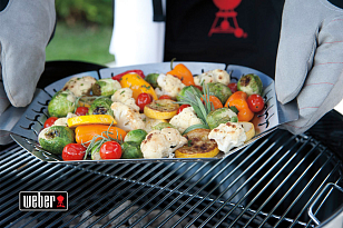 Перфорированный противень для гриля Weber овальный для приготовления пищи Перфорированный противень для гриля Weber овальный для сада