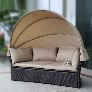 Лаунж зона Lite Scalia Brown, садовая мебель