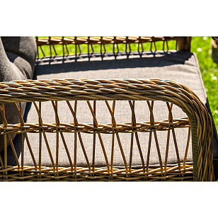 Обеденная группа 4SIS Эспрессо-150 C, цвет соломенный, садовая мебель