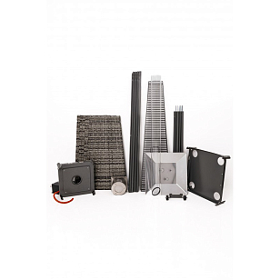 Уличный газовый обогреватель Stalleh Pyramid X4 Rattan Grey для сада и загородного дома Уличный газовый обогреватель Stalleh Pyramid X4 Rattan Grey, уличное оборудование