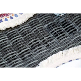 Обеденная группа 4SIS Амароне на 6 персоны, цвет графит, садовая мебель