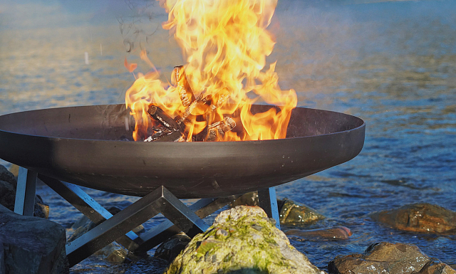 Стальная чаша для огня Concretika Optima N60 