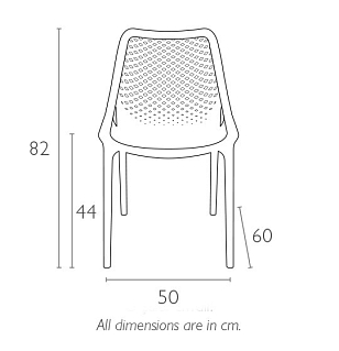 Стул Siesta Contract Air Цвет: красный, садовая мебель