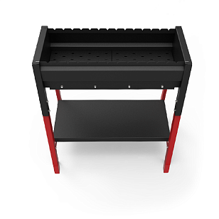 Мангал Grillver Partix 730 Air на подставке для сада