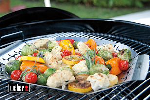 Перфорированный противень для гриля Weber овальный для приготовления пищи Перфорированный противень для гриля Weber овальный для сада