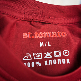 Одежда и аксессуары Футболка St.Tomato с двухсторонней печатью King of grill M/L для BBQ