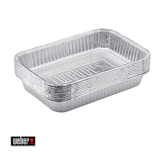 Алюминевые поддоны Weber малые для приготовления пищи Алюминевые поддоны Weber малые для сада