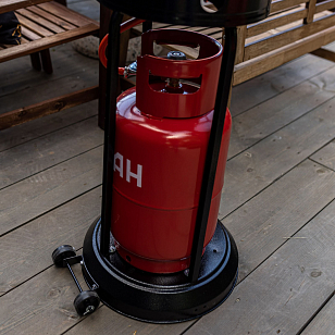 Уличный газовый обогреватель La Hacienda H1 All Black, уличное оборудование