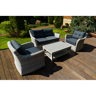 Кресло Lite Venezia Цвет: серый для дачи Кресло Lite Venezia Цвет: серый, садовая мебель