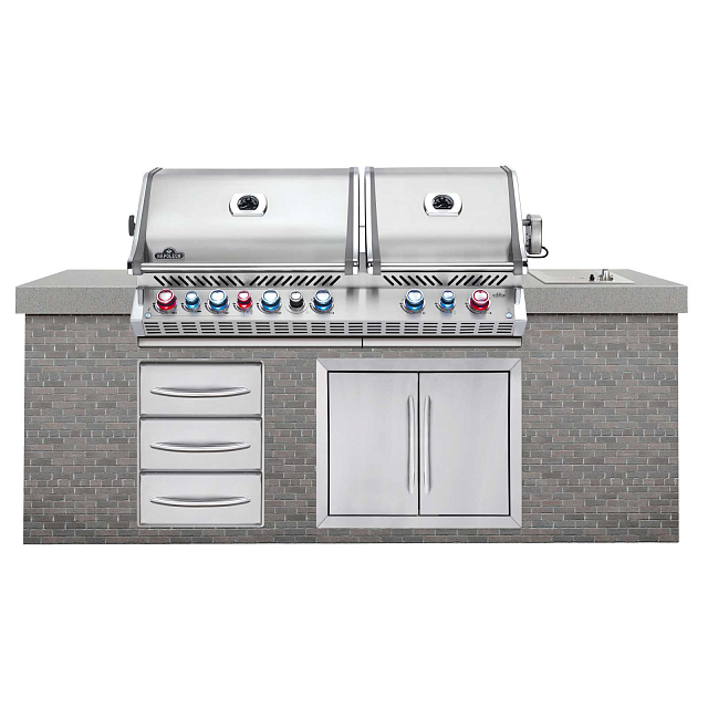 Гриль газовый встраиваемый Napoleon Prestige BIPRO-825