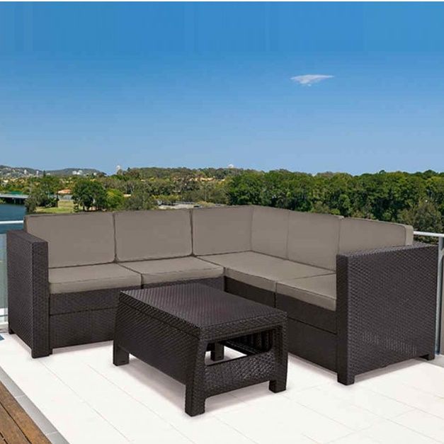 Лаунж зона Keter Provence set коричневый 