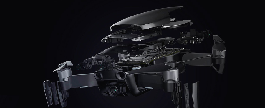 Квадракоптер DJI Mavic Air (Onyx Black, черный)