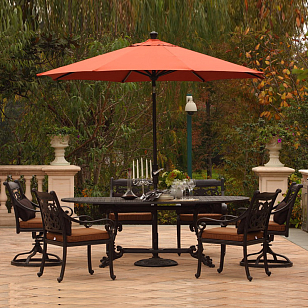 Обеденный стол Вишневый садъ Ажур Овал, садовая мебель