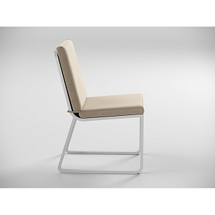 Стул Gardenini Premium Voglie Белый / Бежевый, садовая мебель