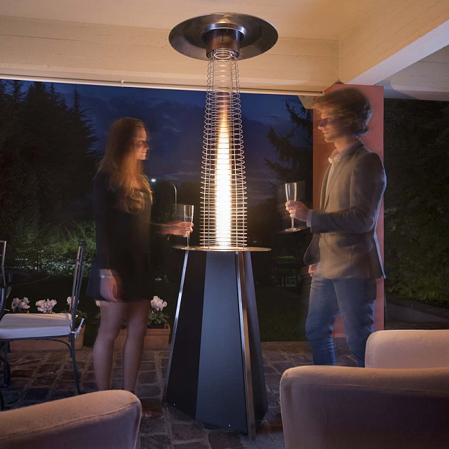 Уличный газовый обогреватель Siabs Solflame с дистанционным управлением 