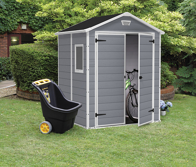 Пластиковый сарай Keter Manor 6x5 DD 
