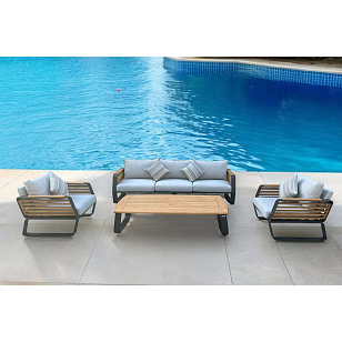 Кофейный стол из алюминия Joygarden Aura, садовая мебель