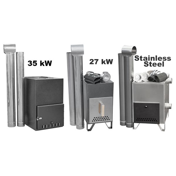 Наружная алюминиевая печь Baltresto 27 кВт 