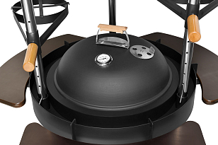 Гриль дровяной для улицы Hunter Smoker 80 для приготовления пищи Гриль дровяной для улицы Hunter Smoker 80 для сада