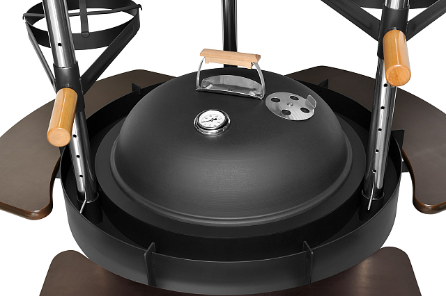 Гриль дровяной для улицы Hunter Smoker 80