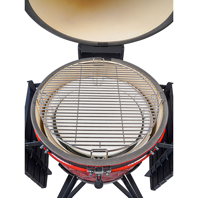 гриль керамический diamond egg xl pro цвет: красный