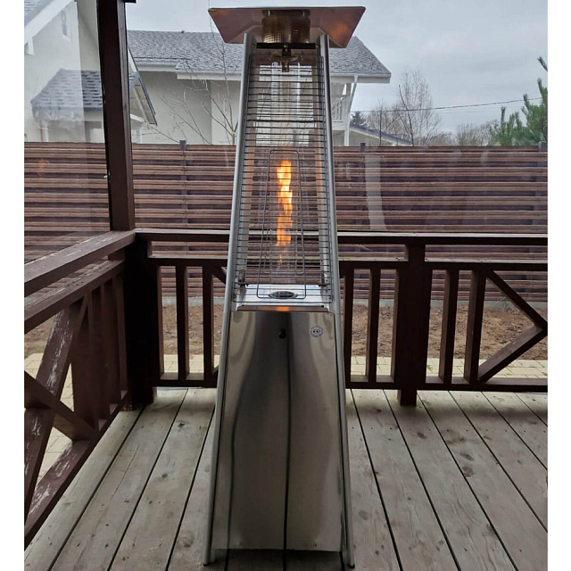 Уличный газовый обогреватель WWT 13I Stainless steel Mini 