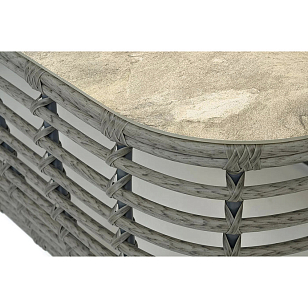 Журнальный стол 4SIS Ницца Цвет: серый для дачи Журнальный стол 4SIS Ницца Цвет: серый, садовая мебель