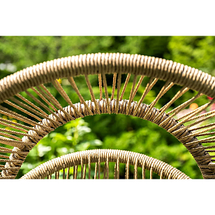 Кресло-кокон 4SIS Барселона, цвет соломенный, садовая мебель