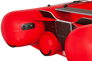 Лодка ПВХ Фрегат 480 FM Light Jet красная для хобби и пикника