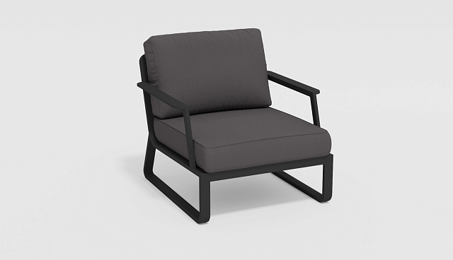 Лаунж зона Gardenini Voglie Карбон / Антрацит 