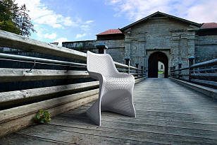 Стул Siesta Contract Bloom Цвет: серебристый, садовая мебель