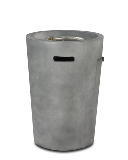 Уличный газовый камин Clifton Compact Round Grey 