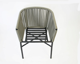 Кресло плетеное с подушками Tagliamento Palermo, садовая мебель