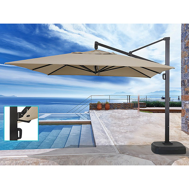 Зонт уличный Brafritid Varallo бежевый 