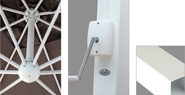 Зонт профессиональный Scolaro Pompei Braccio 350 х 350 