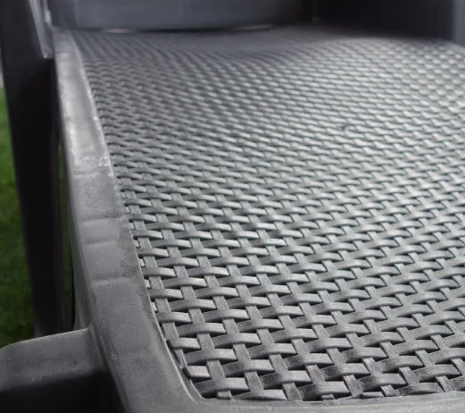Шезлонг Garden Rattan Pool Цвет: антрацит 
