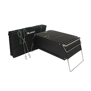 Переносной угольный гриль-мангал с сумкой Lokkii для приготовления пищи переносной угольный гриль-мангал с сумкой lokkii