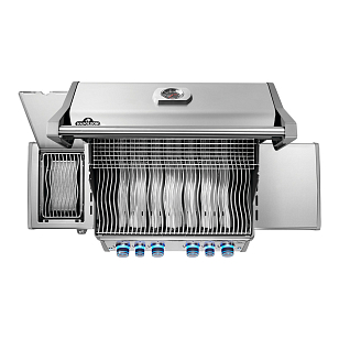 гриль газовый napoleon rogue pro-s 525 стальной (с ик горелкой 3/3)