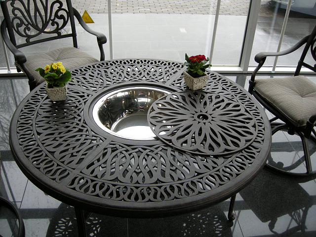 Стол с очагом и чашей Вишневый Садъ Классик D132 