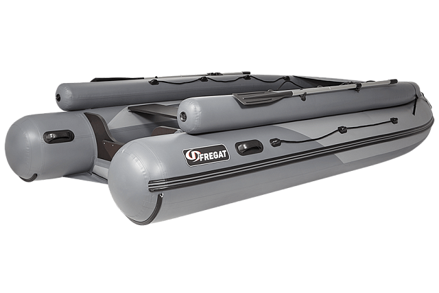 Лодка ПВХ Фрегат 420 Air F (НДНД) серая