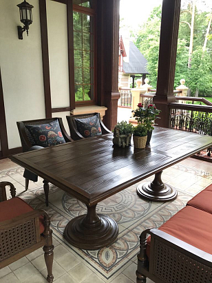 Обеденная группа Вишневый садъ Альберо Колониале 2, садовая мебель