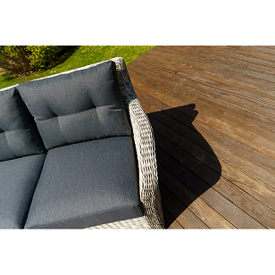 Диван треххместный Lite Venezia Цвет: серый, садовая мебель