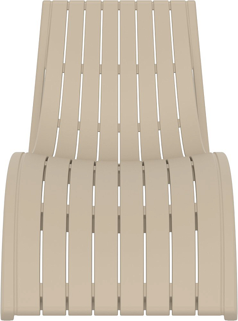 Шезлонг-лежак Siesta Contract Slim Цвет: бежевый 