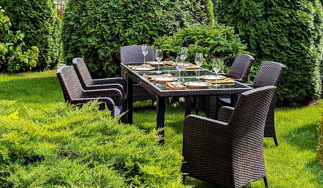 Обеденная группа Joygarden Mykonos темно-коричневый 